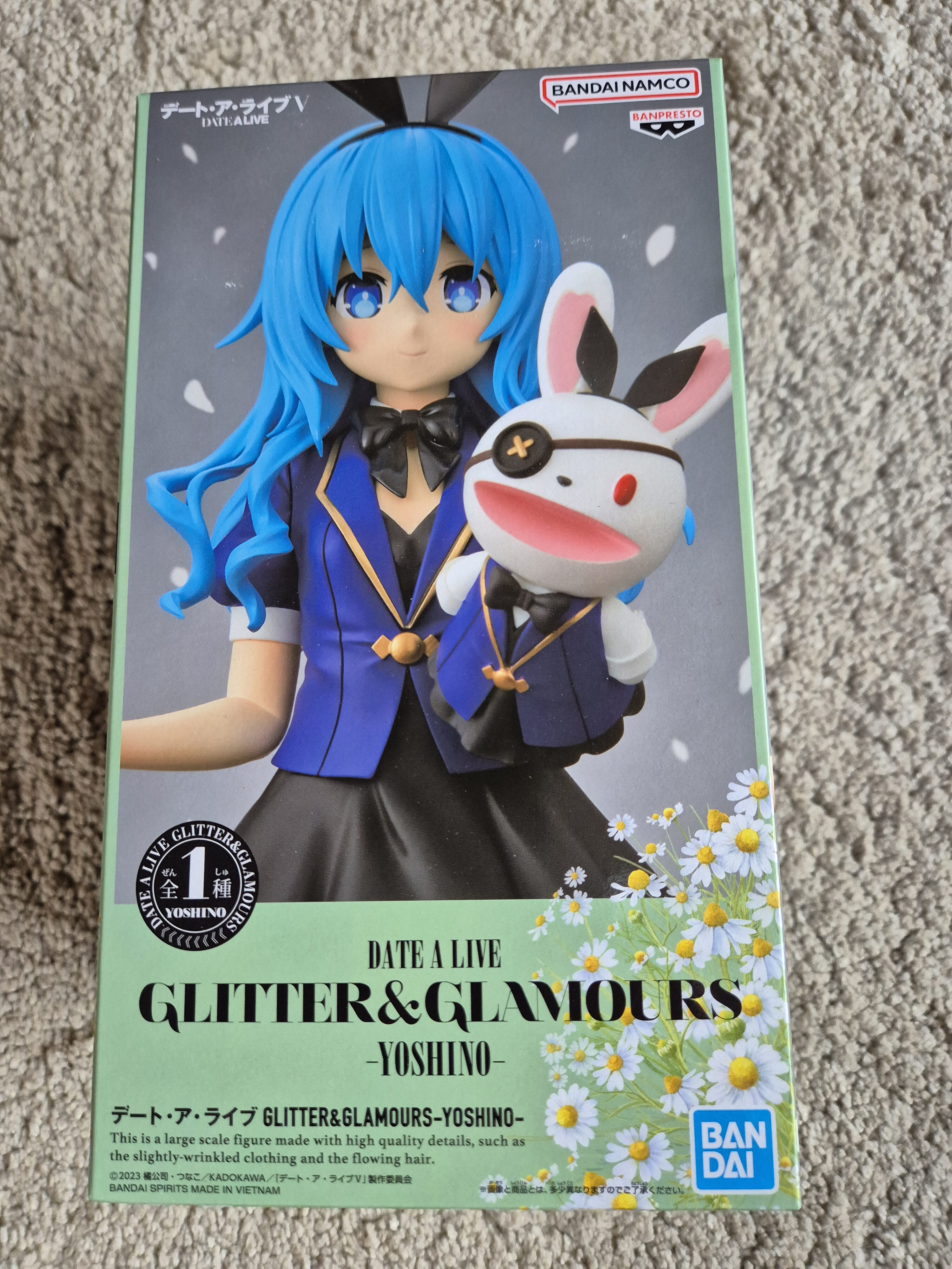 Date A Live Yoshino Glitter and Glamours Banpresto Figure