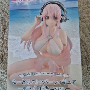 Super Sonico White Bikini Noodle Stopper FurYu Figure