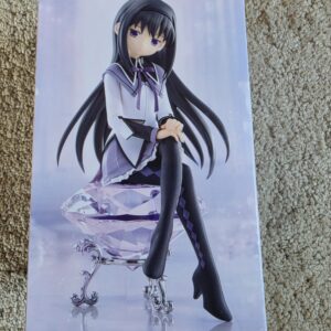 Puella Magi Madoka Magica Homura Akemi Sitting Bandai Figure
